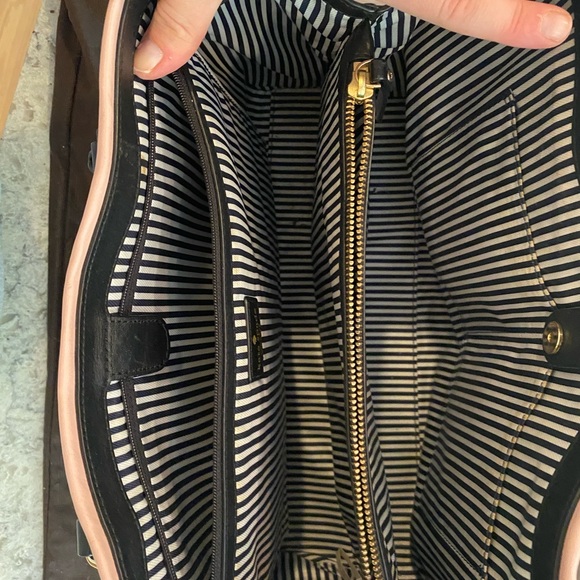 Kate Spade pink and black satchel - Picture 3 of 6